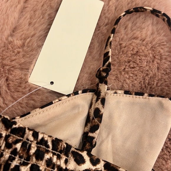 Cheetah bustier top adjustable straps- NWT size XS - Picture 7 of 8